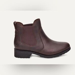 UGG Bonham Boot III Chelsea Waterproof Brown Ankle Booties Women’s Size 5.5